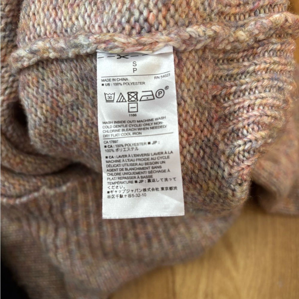 Banana Republic Speckled Knit mockneck Sweater size small. - Picture 5 of 7